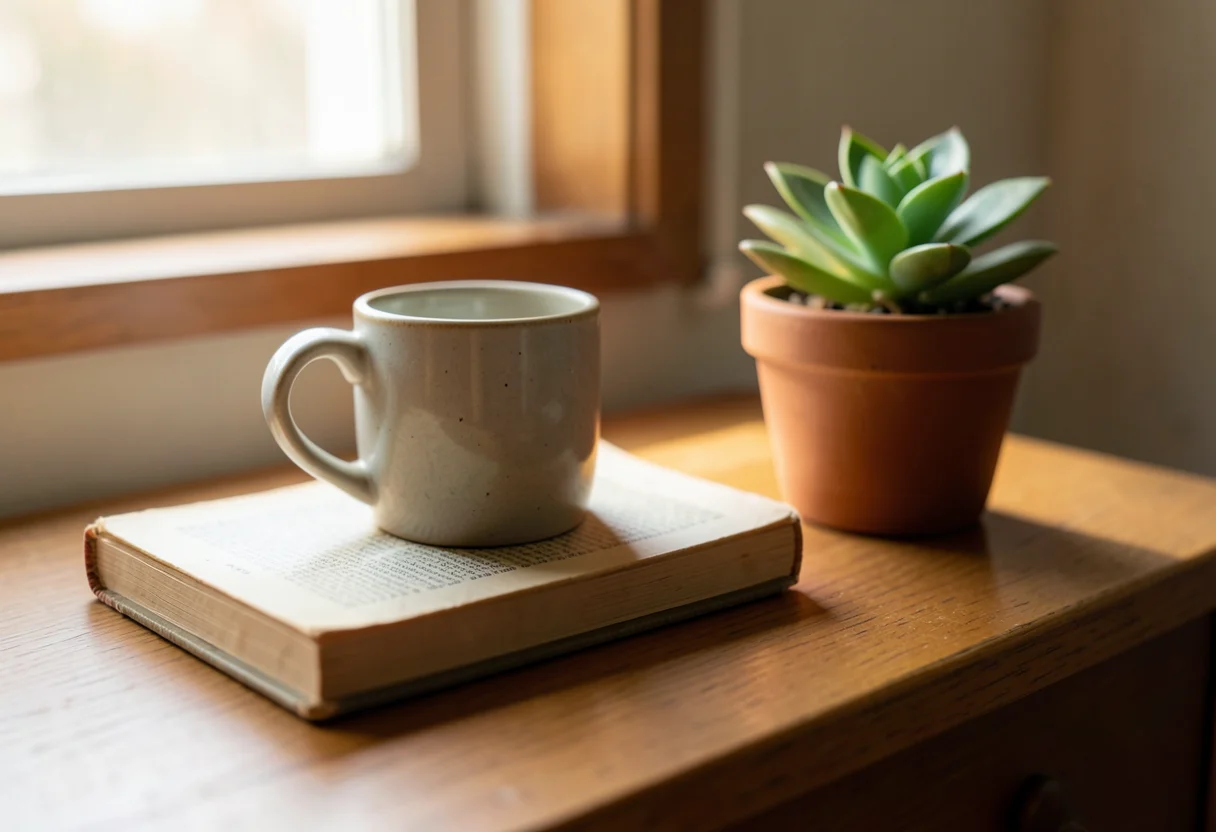 Curated Desk — Flux AI prompt
