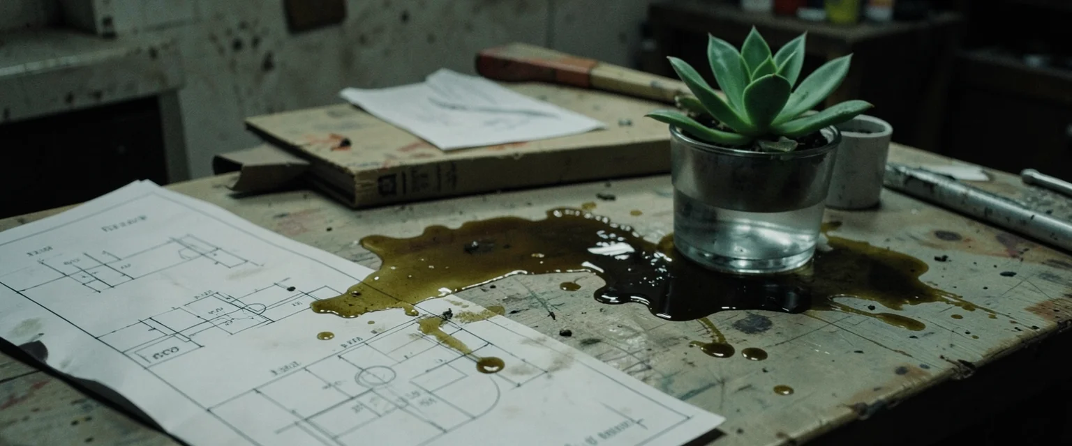 Solvent Session — Flux AI prompt