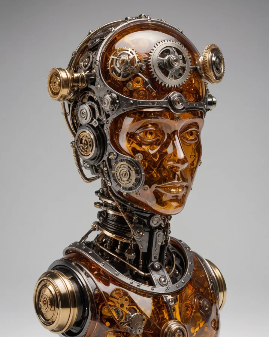 Glass Automaton — SDXL AI prompt