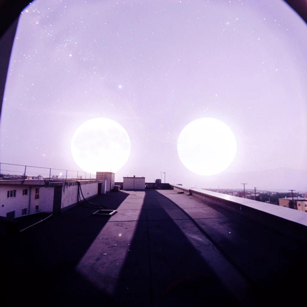 Solar Flare Drift — Flux AI prompt