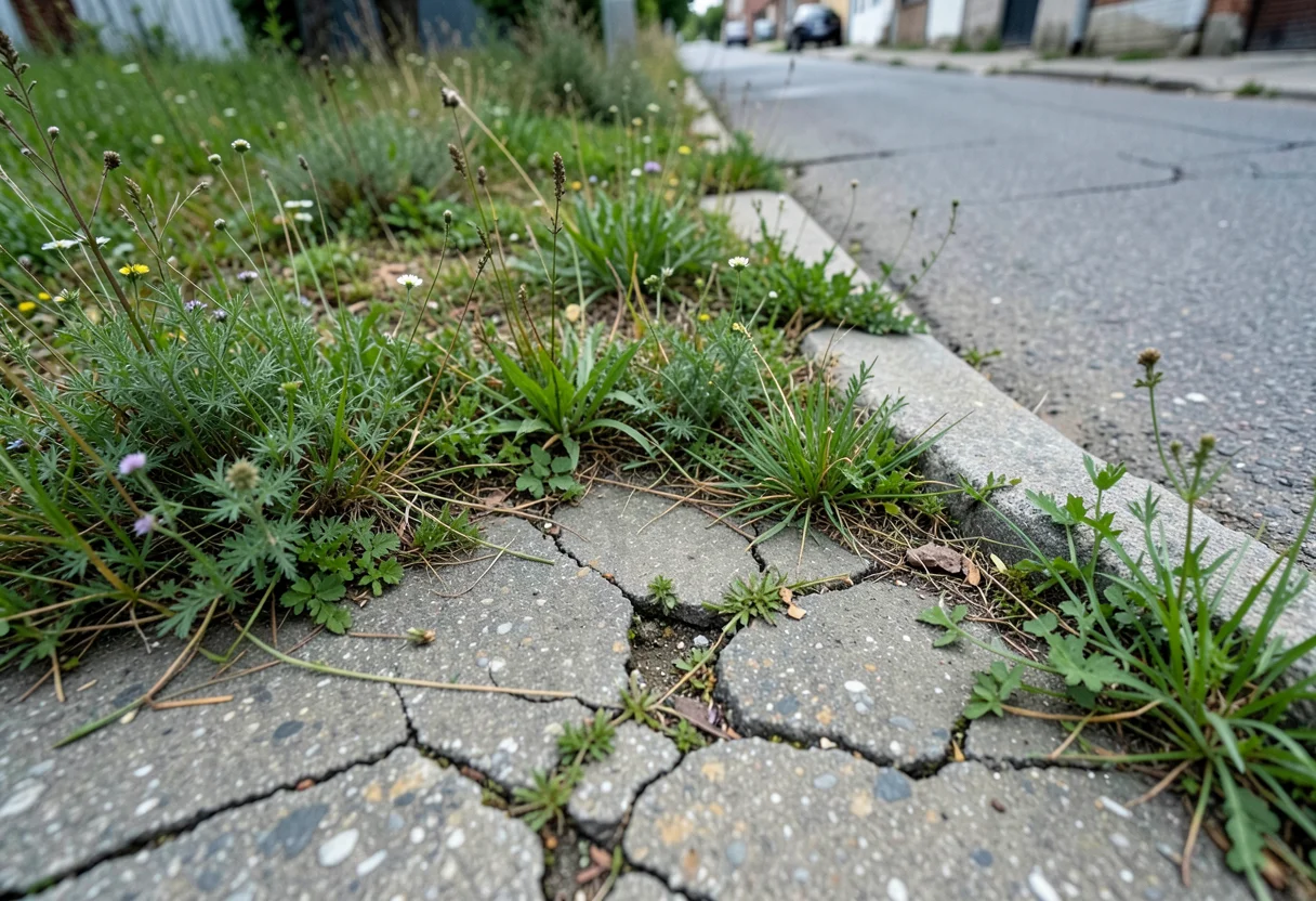 Overgrown Edge — Flux AI prompt