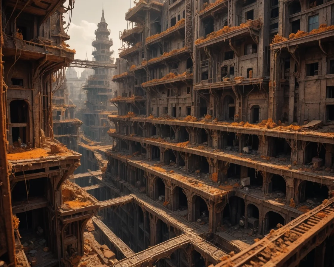 Urban Mite City — SDXL AI prompt