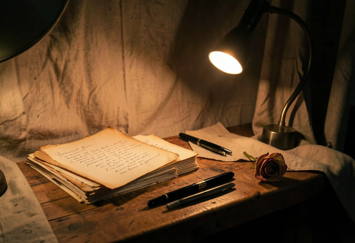 Parchment Stillness — Flux AI prompt