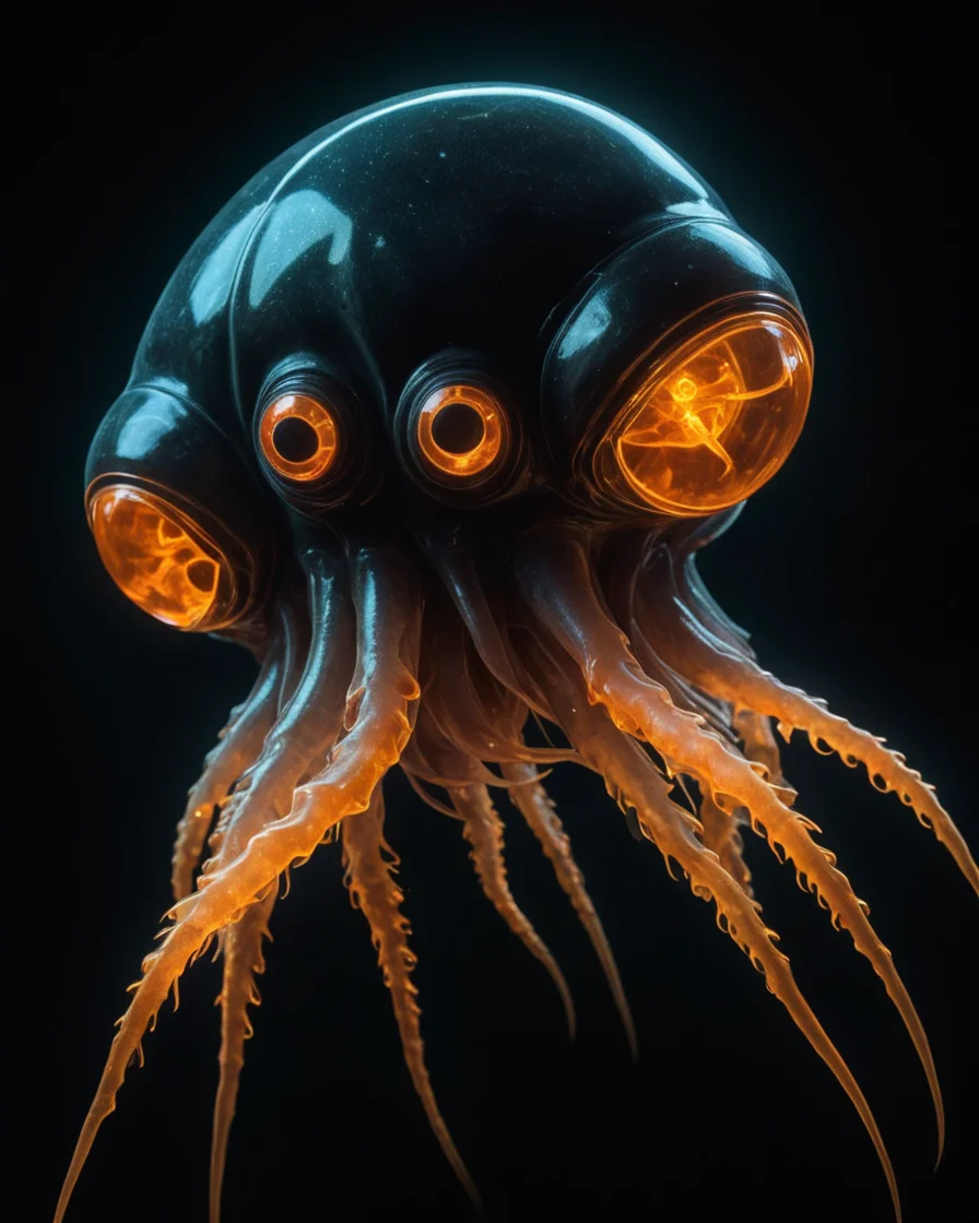 Bioluminescent Predator — SDXL AI prompt