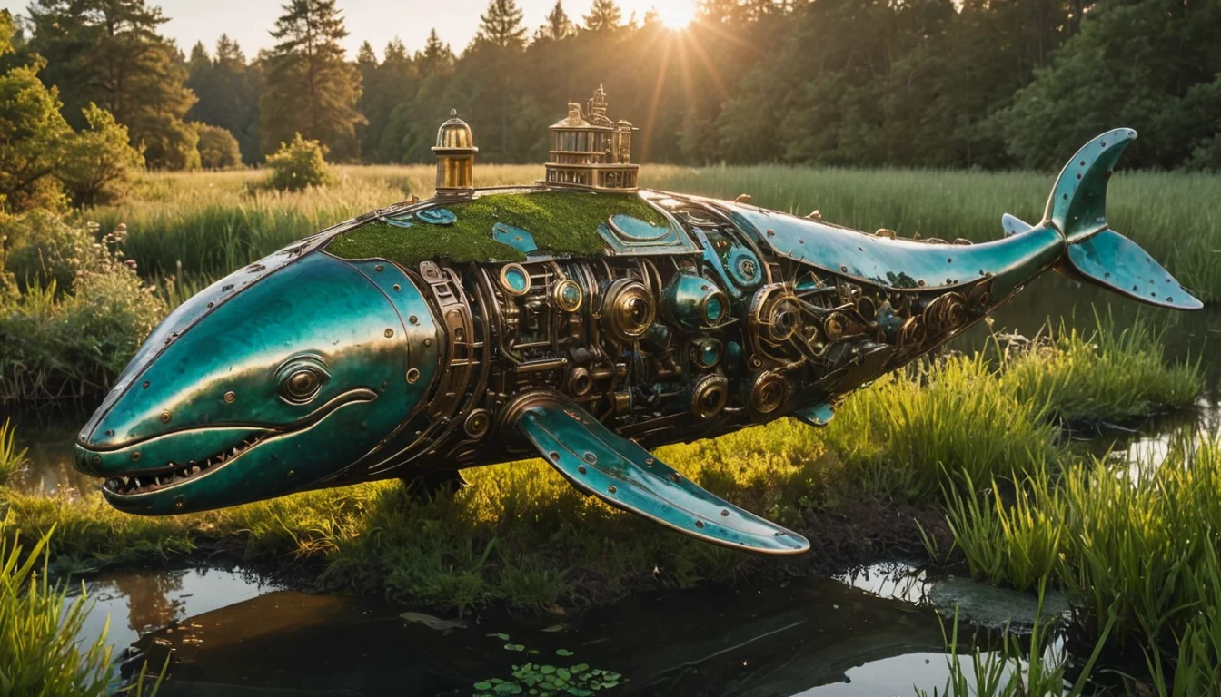 The Brass Leviathan — SDXL AI prompt