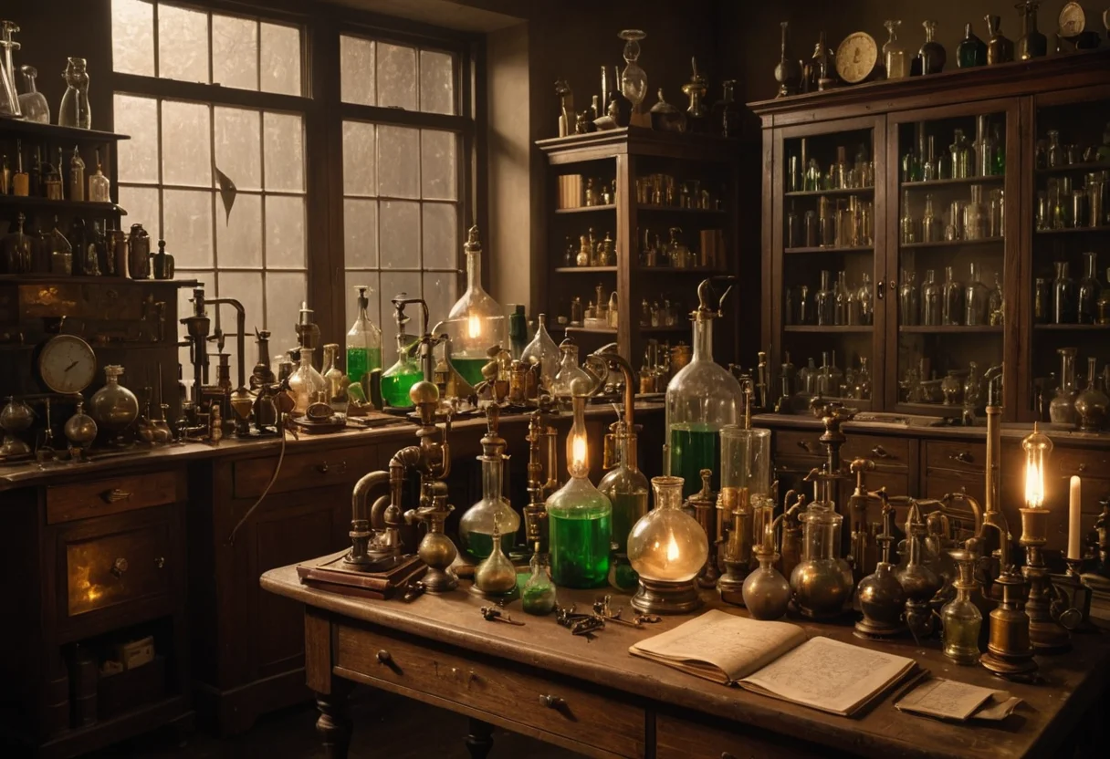 Victorian Alchemy Lab — SDXL AI prompt