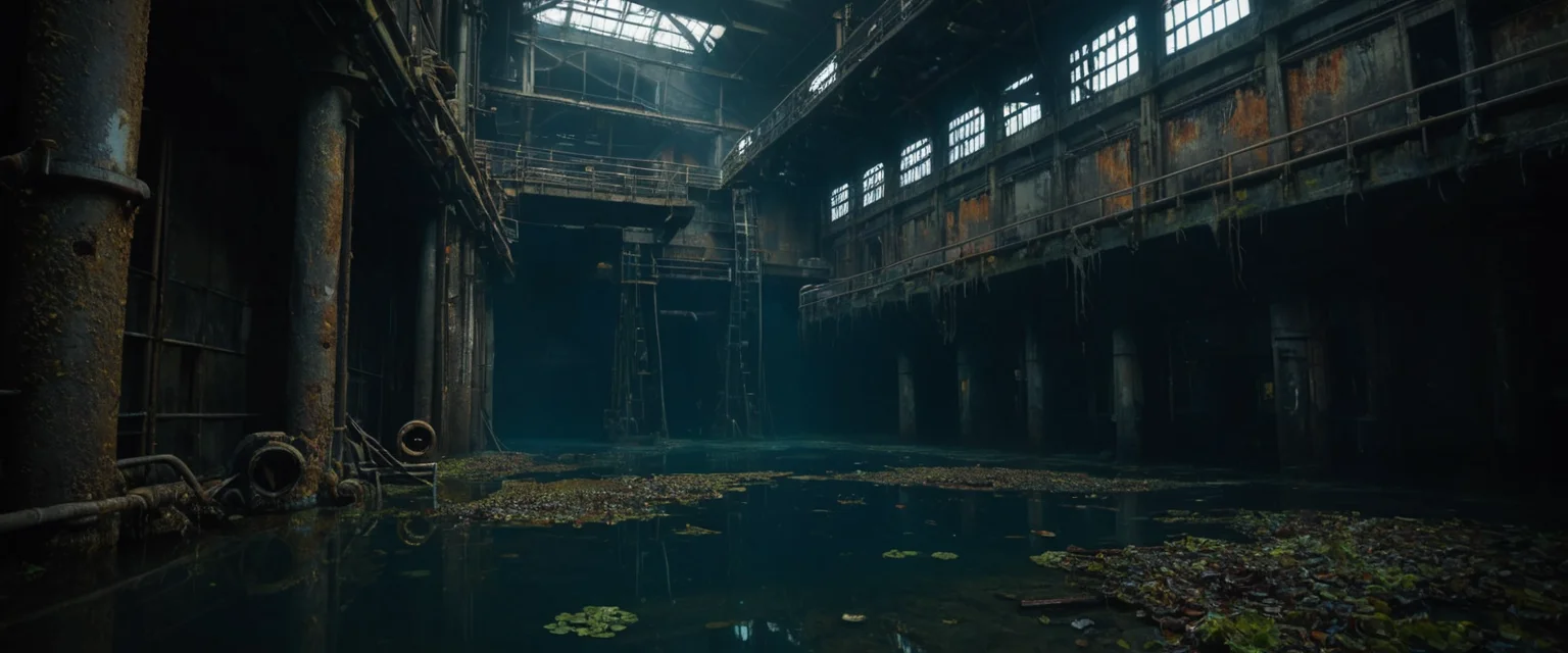 Sunken Brine Foundry — SDXL AI prompt