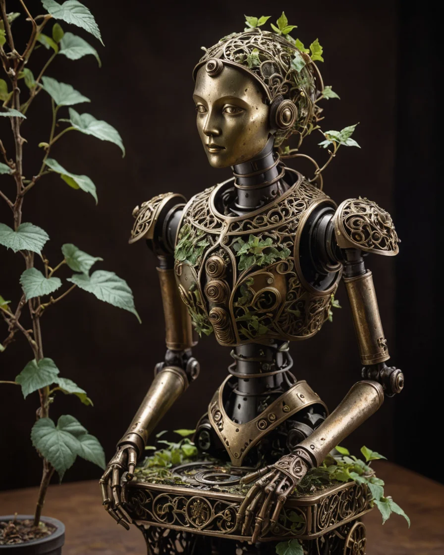 Victorian Rust Automaton — SDXL AI prompt