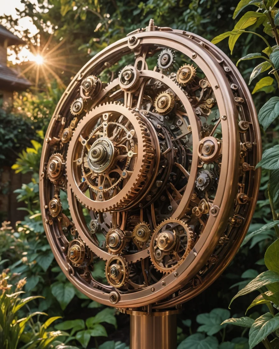 Viscous Clockwork Garden — SDXL AI prompt