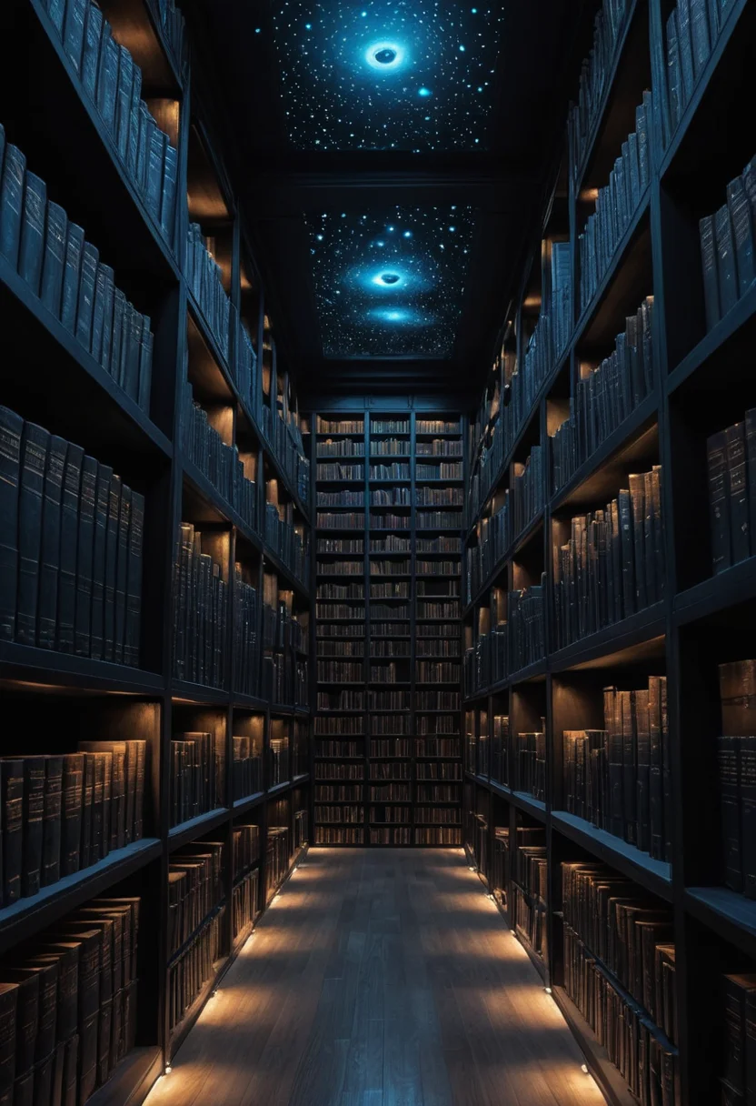 Void Archive Interior — SDXL AI prompt
