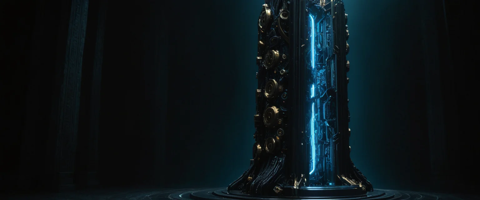 Void-Clockwork Monolith — SDXL AI prompt