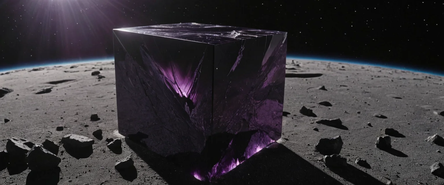 Void Glass Monolith — SDXL AI prompt
