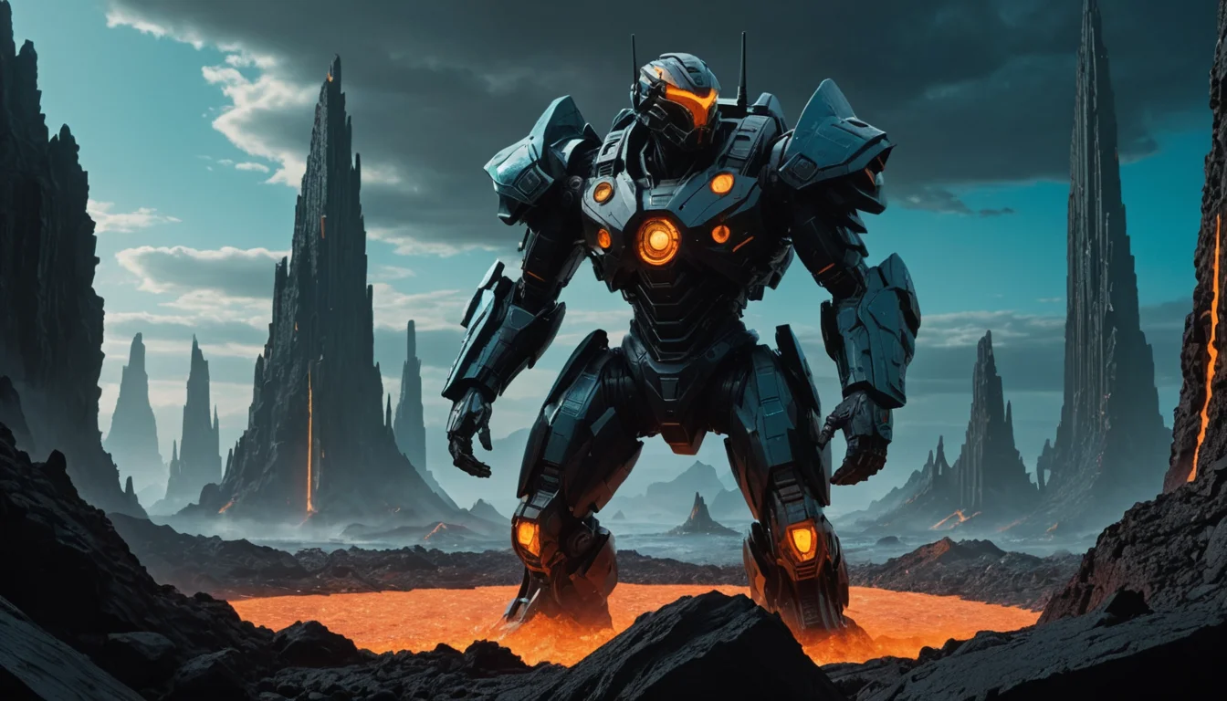 Volcanic Glass City — SDXL AI prompt