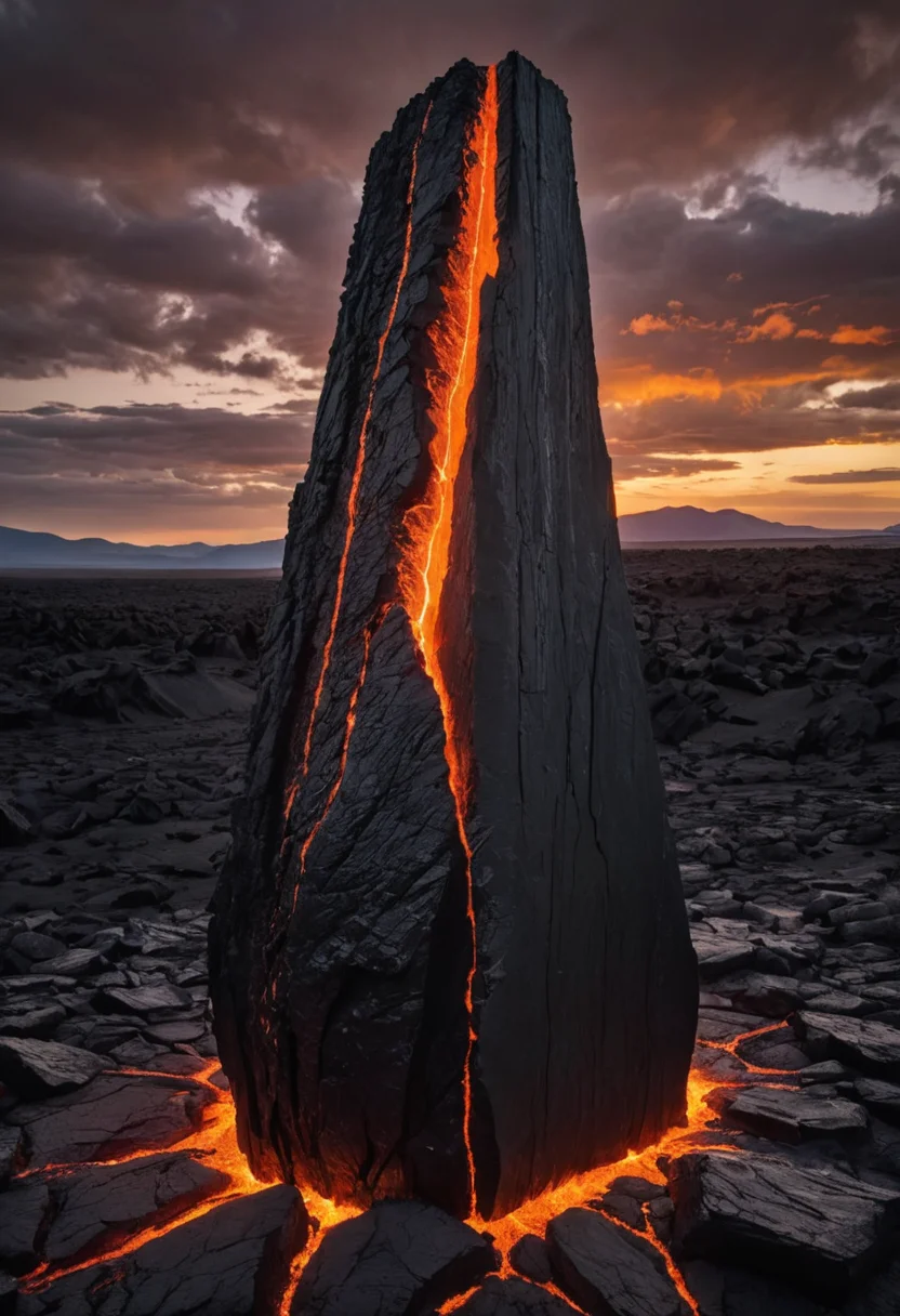 Volcanic Ritual Stone — SDXL AI prompt