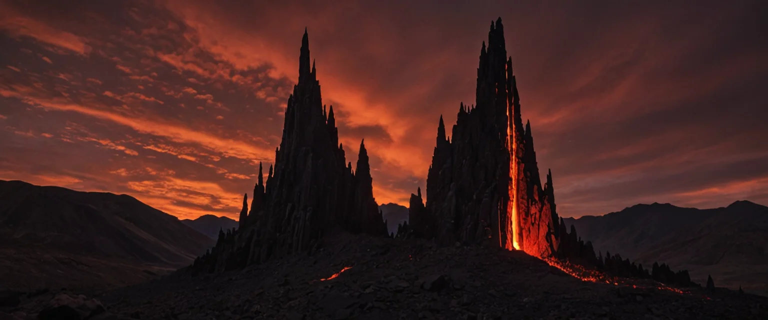 Volcanic Spire — SDXL AI prompt