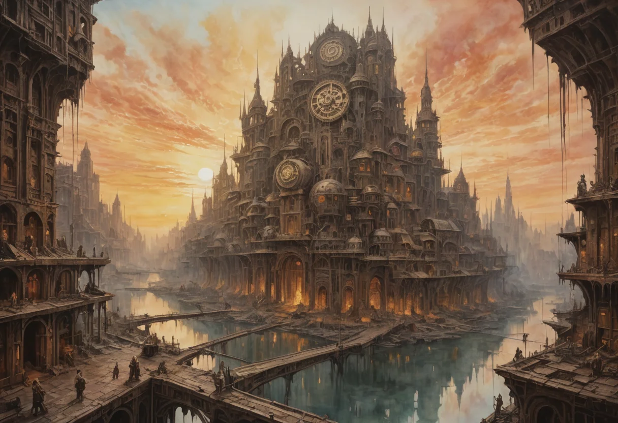 Watercolor Dissolution — SDXL AI prompt