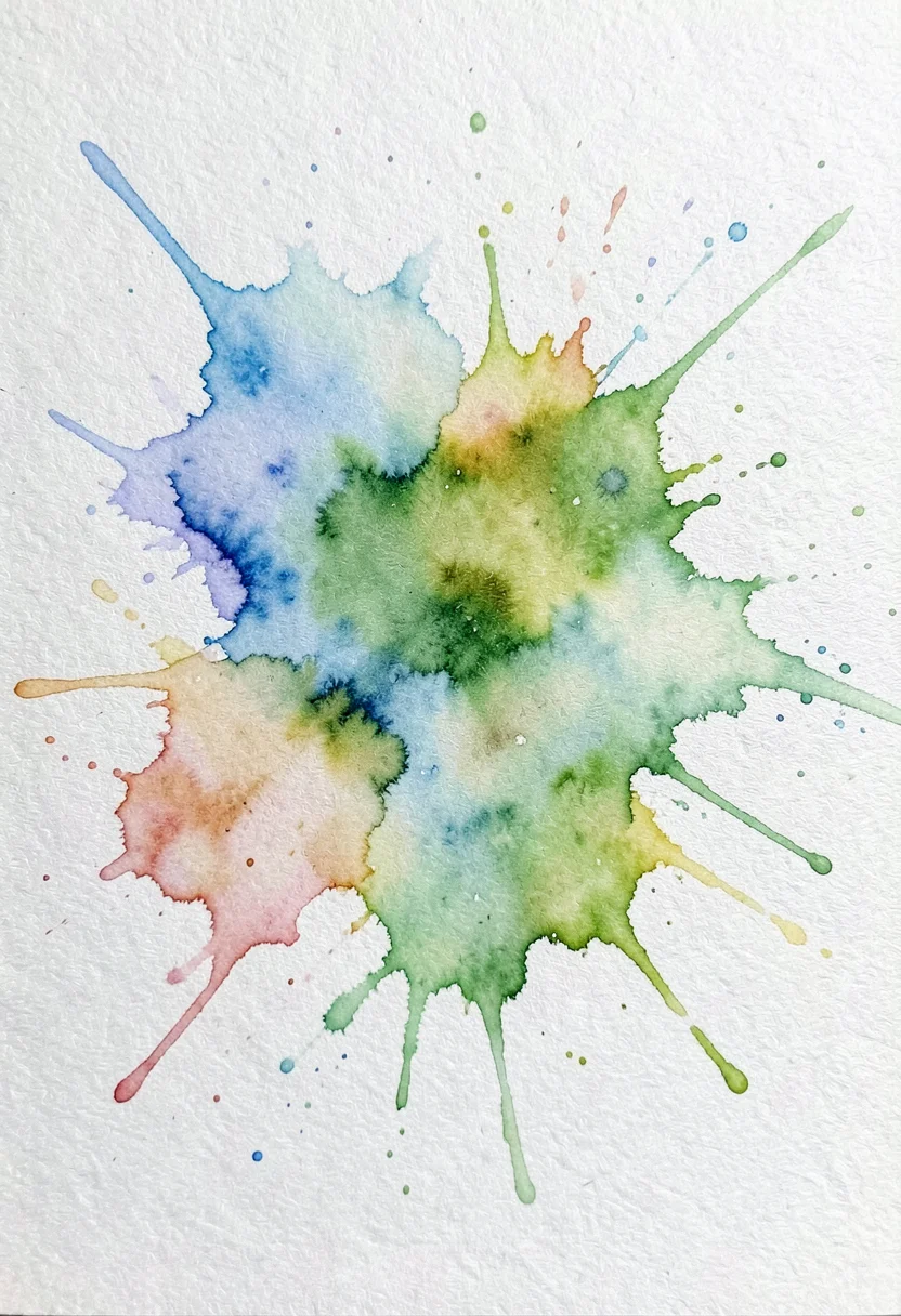 Wet Pigment — Flux AI prompt
