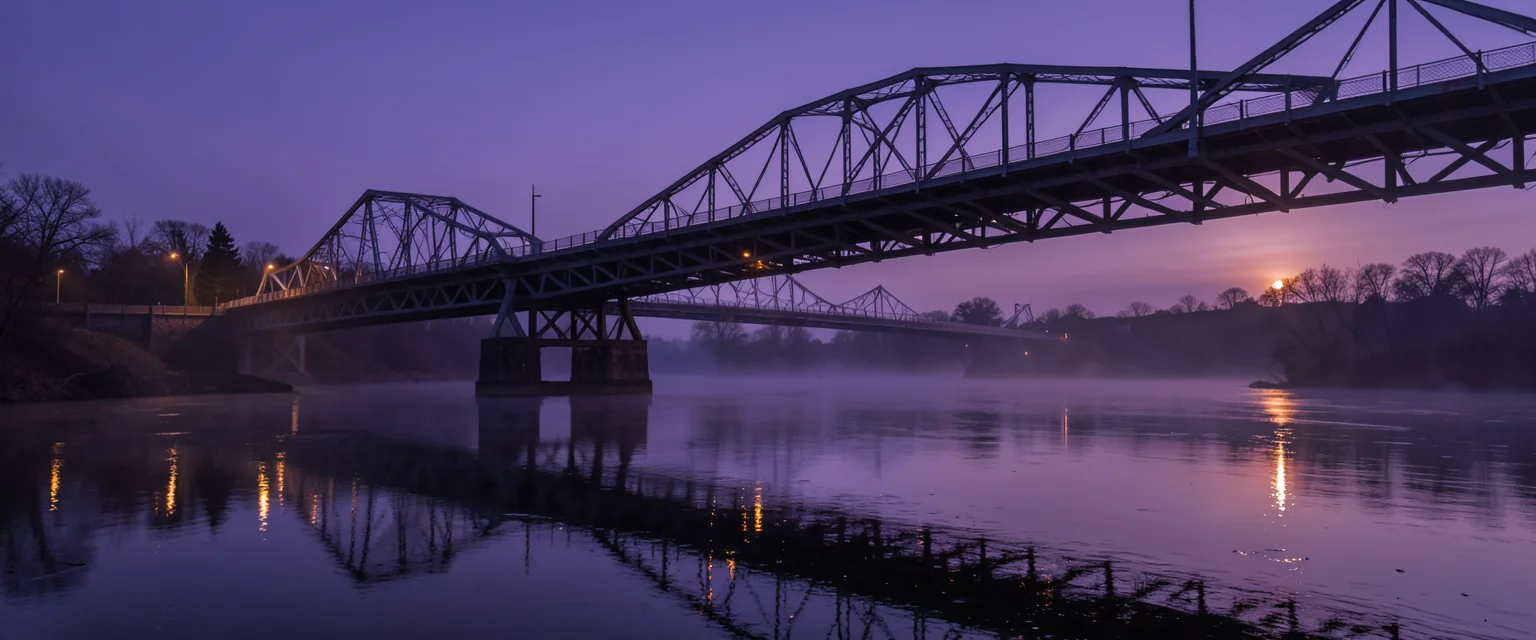 Water Bridge Drift — Flux AI prompt