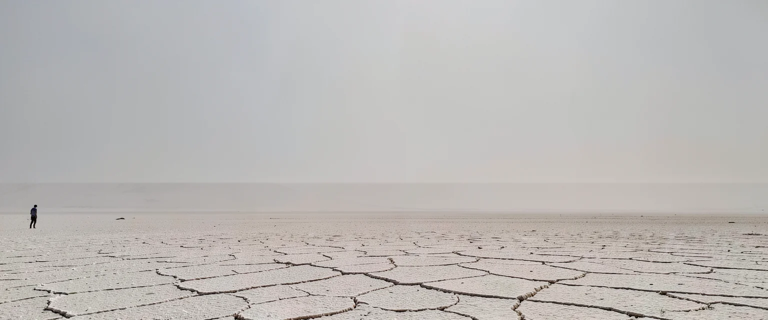Cracked Earth Horizon — Flux AI prompt