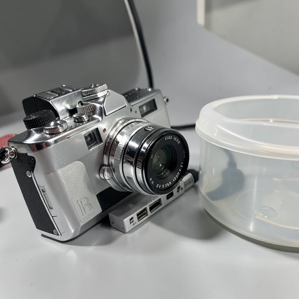 Y2K Chrome Still Life — Flux AI prompt
