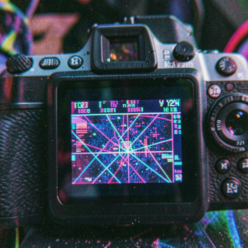 Retro Digital Haze — Flux AI prompt