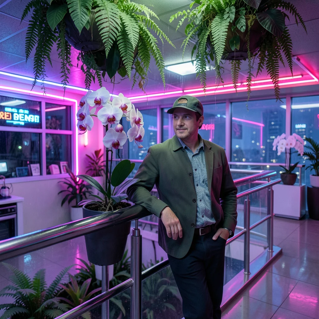 Y2K Greenhouse — Flux AI prompt