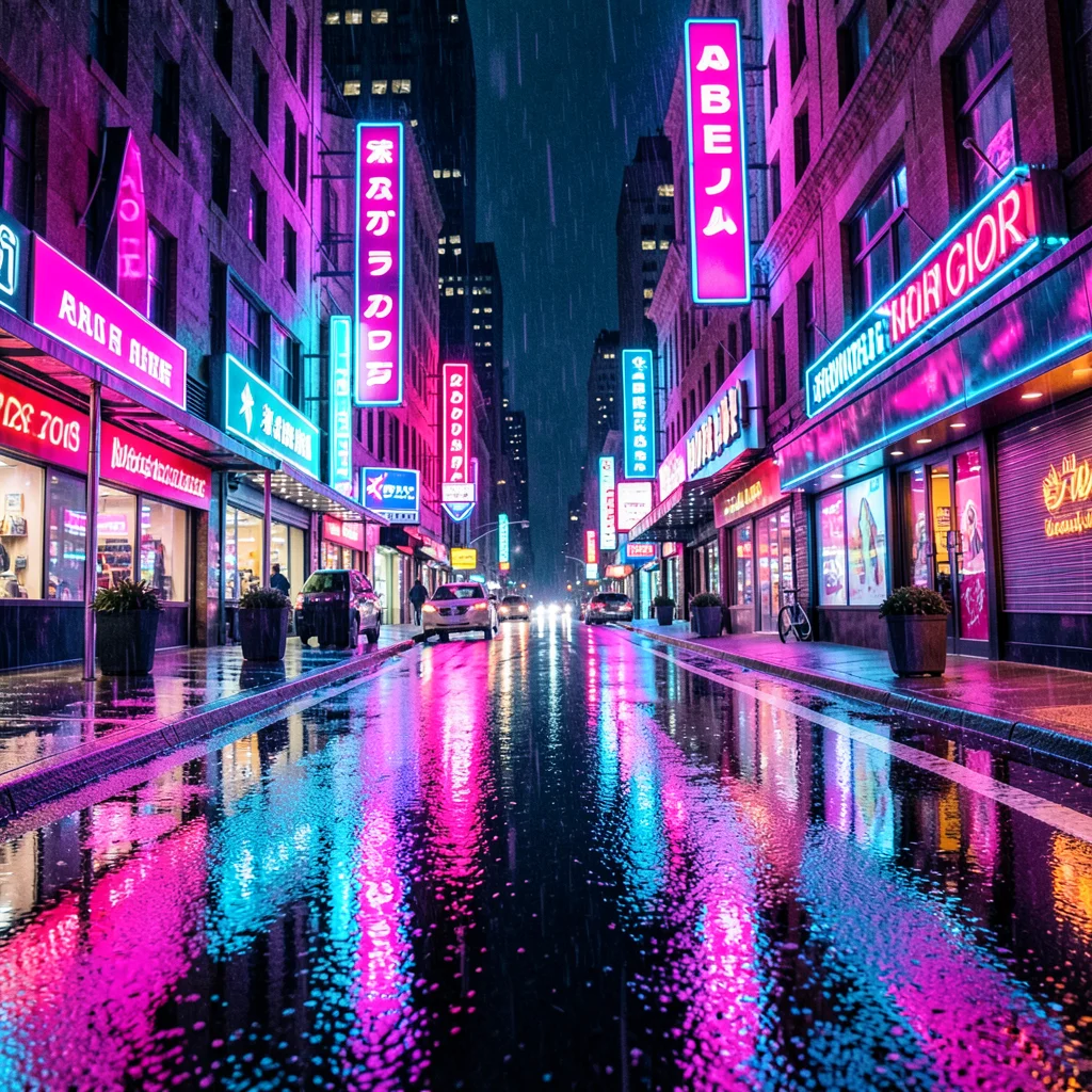 Y2K Neon Dream — Flux AI prompt