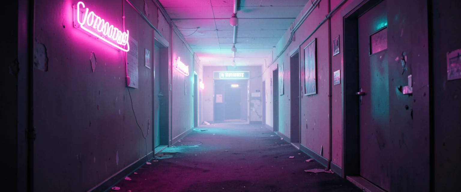 Neon Threshold — Flux AI prompt