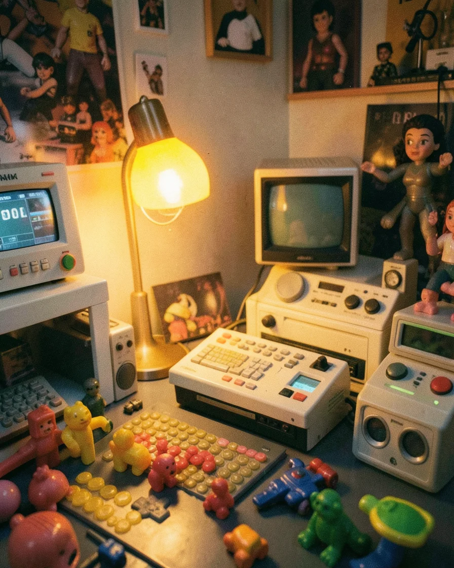 Chunky Plastic Dreams — Flux AI prompt