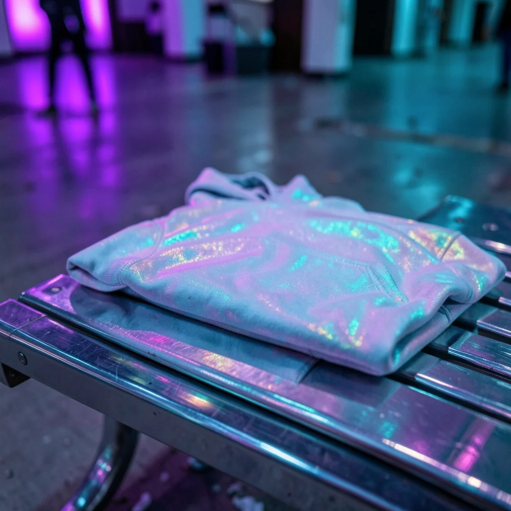 Chrome Glitch Vibe — Flux AI prompt