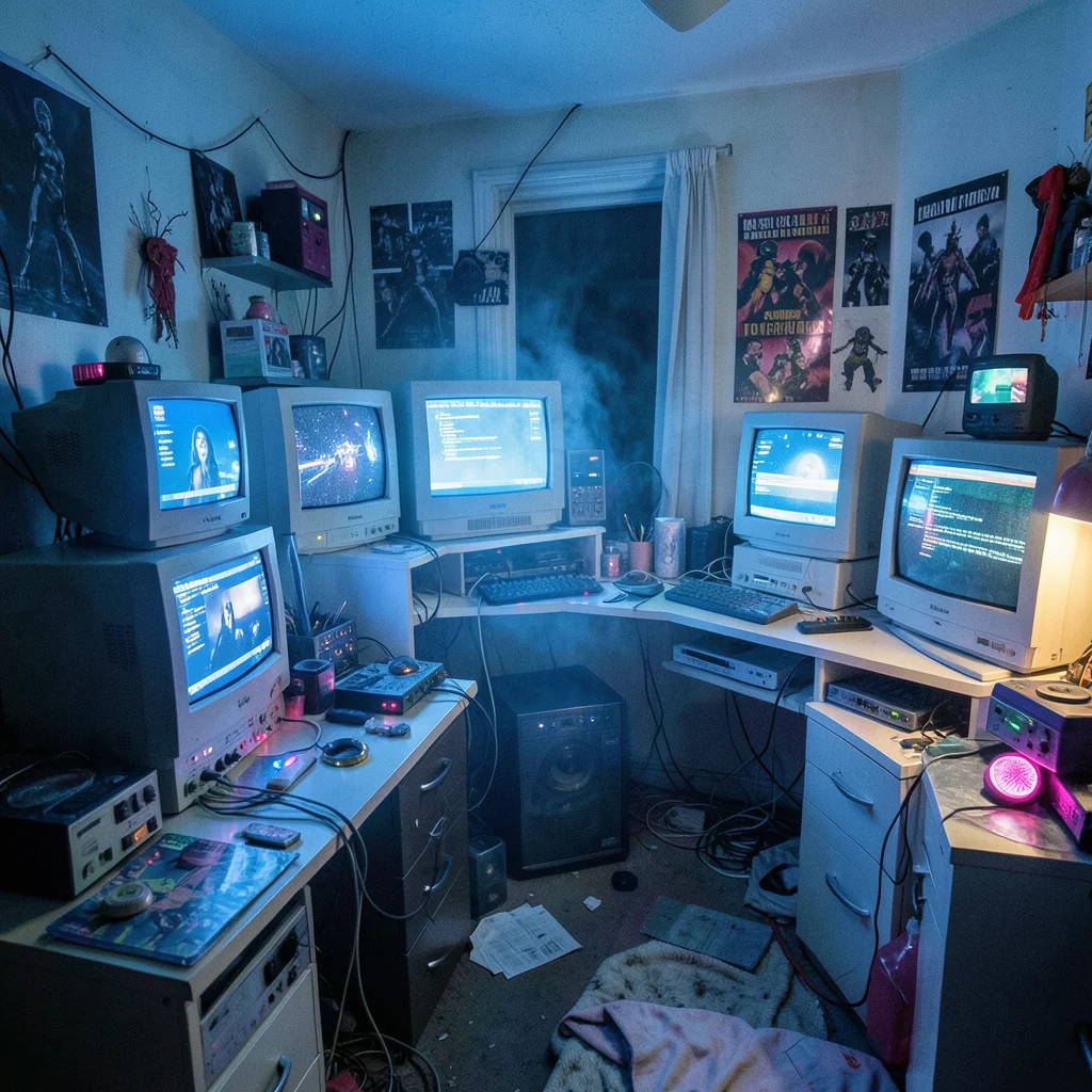 Digital Dream Interior — Flux AI prompt